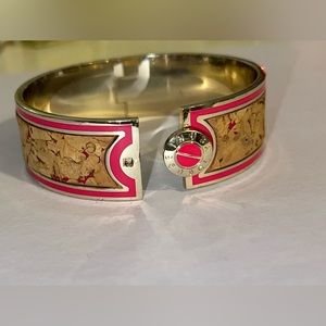 Henri Bendel Pink cork Bracelet